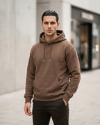 Statement Street - Cipiv | Aufgerauter Einfarbiger Hoodie Herren