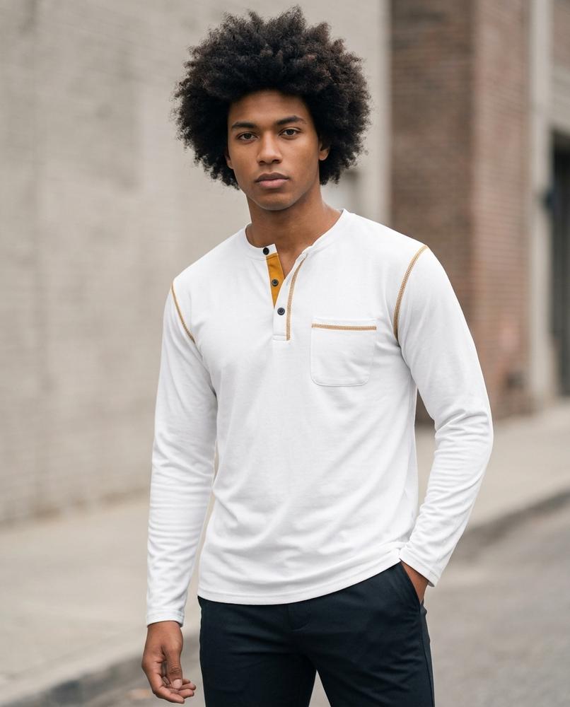 Statement Street - Kosad | Langärmliges Geknöpftes Shirt Herren