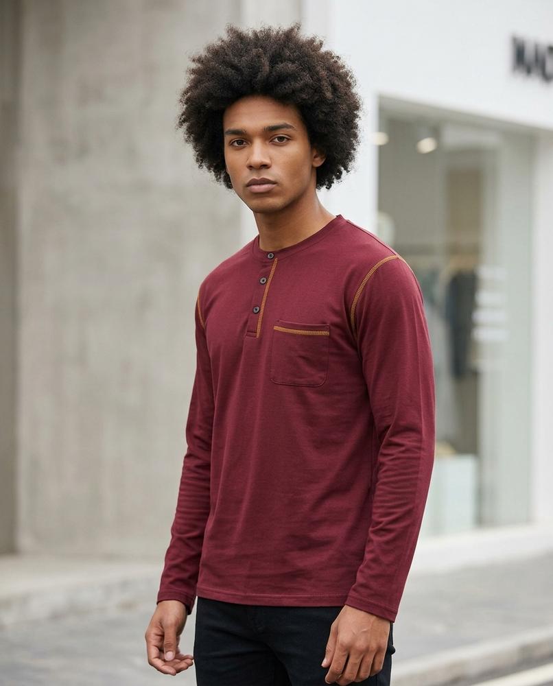 Statement Street - Kosad | Langärmliges Geknöpftes Shirt Herren