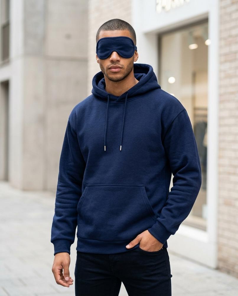 Statement Street - Cipiv | Aufgerauter Einfarbiger Hoodie Herren