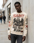 Statement Street - Aozan | Langärmliges Bedrucktes Sweatshirt Unisex