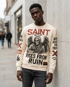 Statement Street - Aozan | Langärmliges Bedrucktes Sweatshirt Unisex