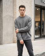 Statement Street - Temam | Strukturierter Strick Pullover Herren
