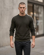 Statement Street - Yuvis | Strukturiert Langärmlig Pullover Herren