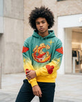 Statement Street - Riwen | Bestickt Mehrfarbig Hoodie Herren