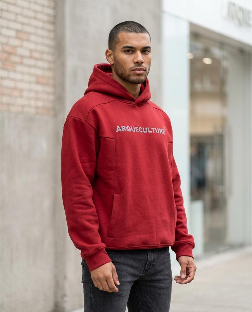 Statement Street - Eeniv | Bedruckter Langärmliger Hoodie Herren