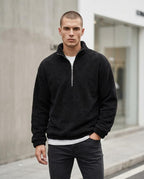 Statement Street - Motot | Strukturiert Hochgeschlossen Pullover Herren