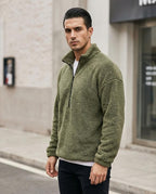 Statement Street - Motot | Strukturiert Hochgeschlossen Pullover Herren