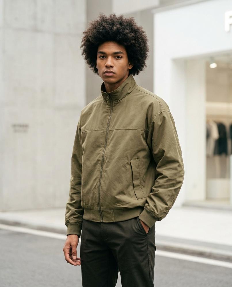 Statement Street - Letur | Reißverschluss Stehkragen Jacke Herren