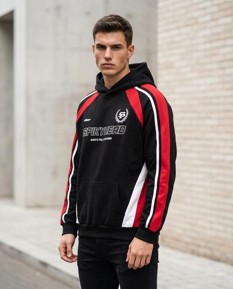 Statement Street - Vimuk | Mehrfarbig Bedruckt Hoodie Herren