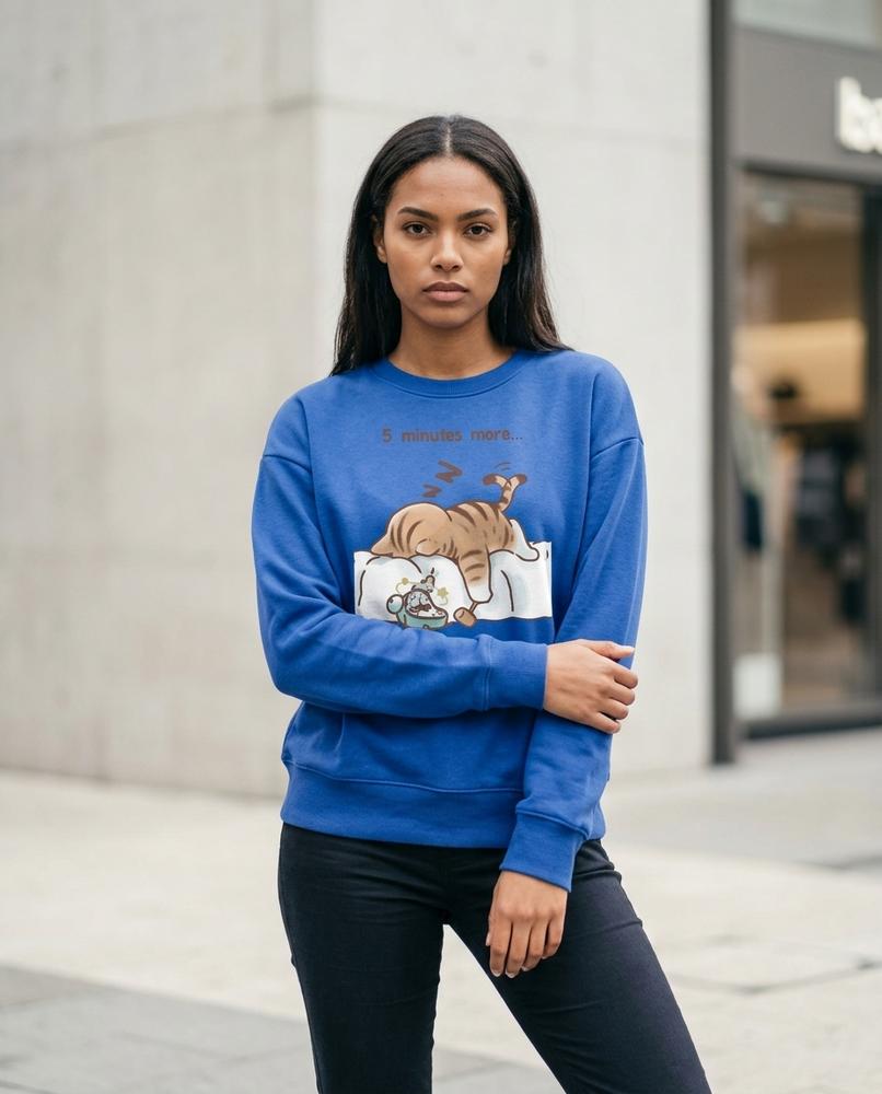 Statement Street - Sokos | Bedruckt Langärmlig Sweatshirt Unisex