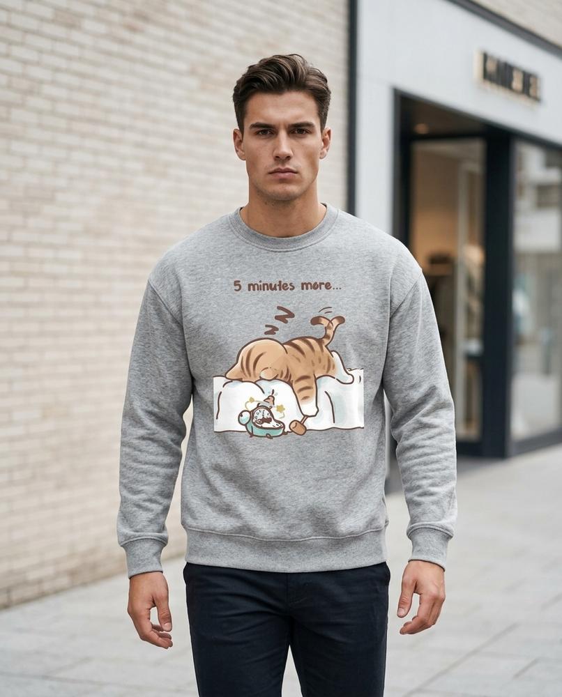 Statement Street - Sokos | Bedruckt Langärmlig Sweatshirt Unisex