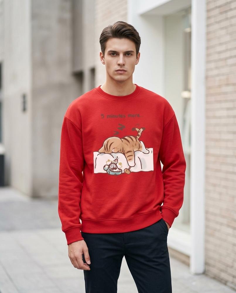 Statement Street - Sokos | Bedruckt Langärmlig Sweatshirt Unisex