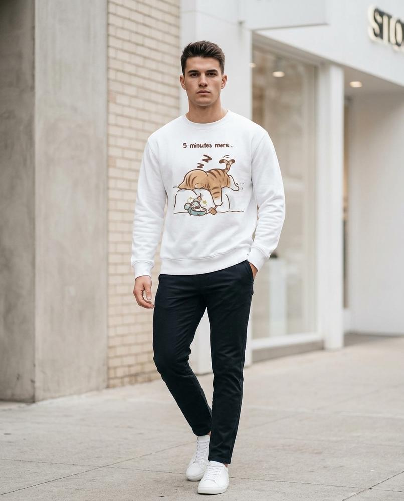 Statement Street - Sokos | Bedruckt Langärmlig Sweatshirt Unisex