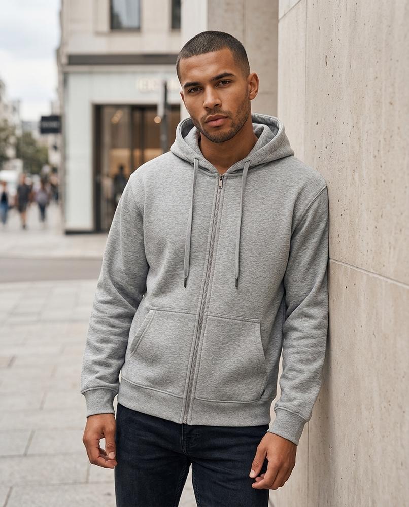 Statement Street - Sarel | Langärmliger Einfarbiger Hoodie Unisex