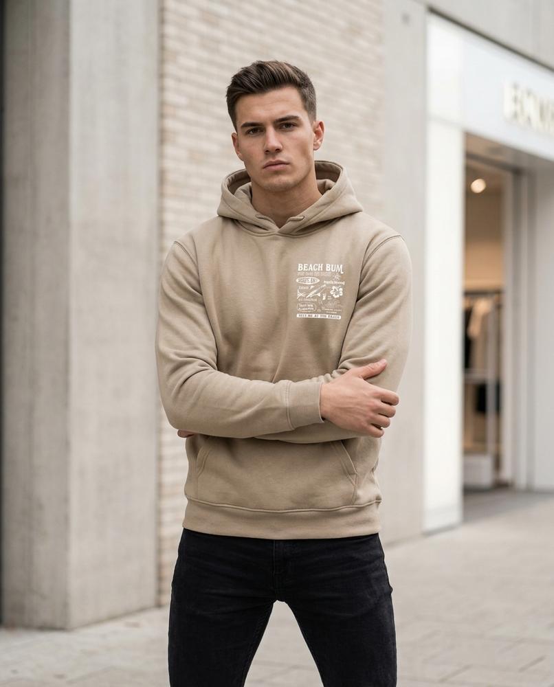 Statement Street - Elnav | Bedruckt Langärmlig Hoodie Unisex