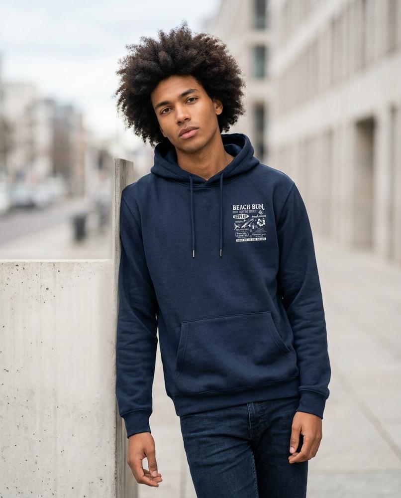 Statement Street - Elnav | Bedruckt Langärmlig Hoodie Unisex