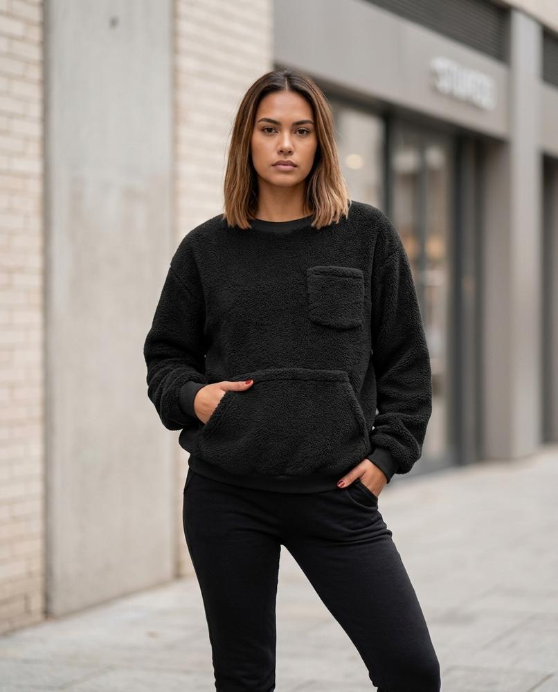 Statement Street - Lalan | Funktional Strukturiert Sweatshirt Damen