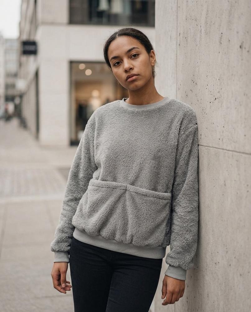 Statement Street - Lalan | Funktional Strukturiert Sweatshirt Damen