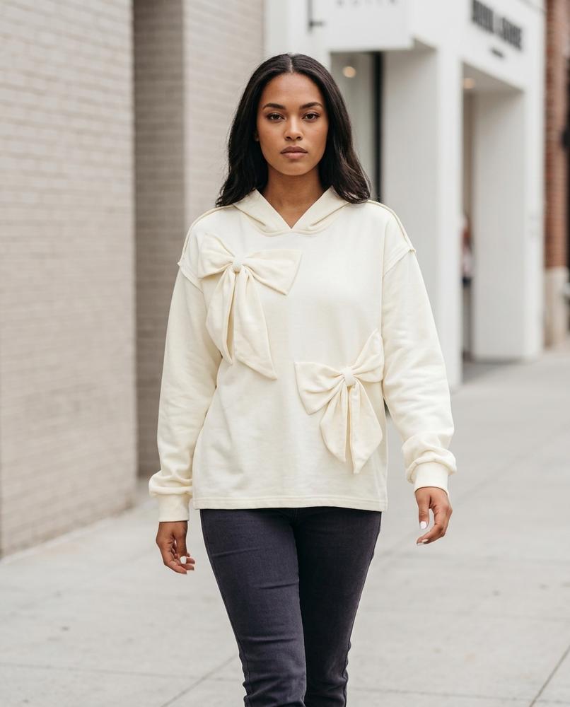 Statement Street - Dahal | Applizierter Lockerer Hoodie Damen