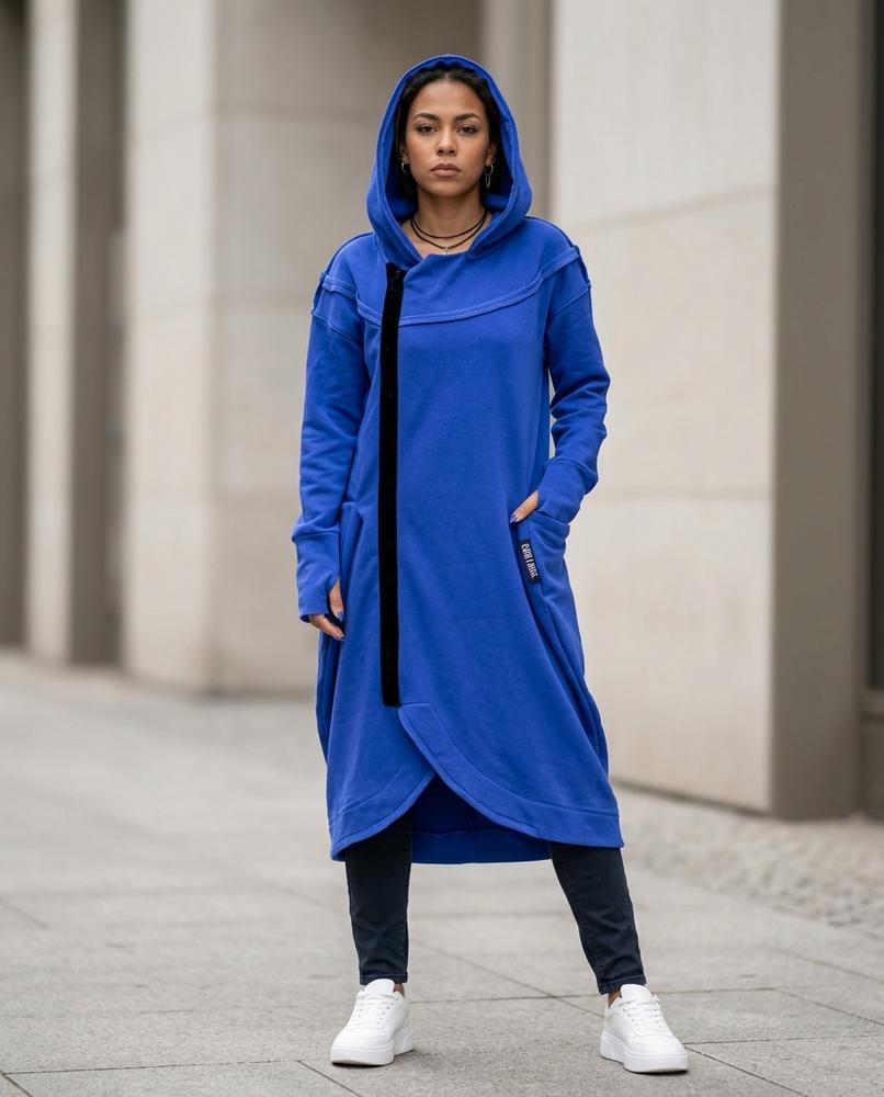 Statement Street - Vimon | Asymmetrischer Langärmeliger Mantel Unisex