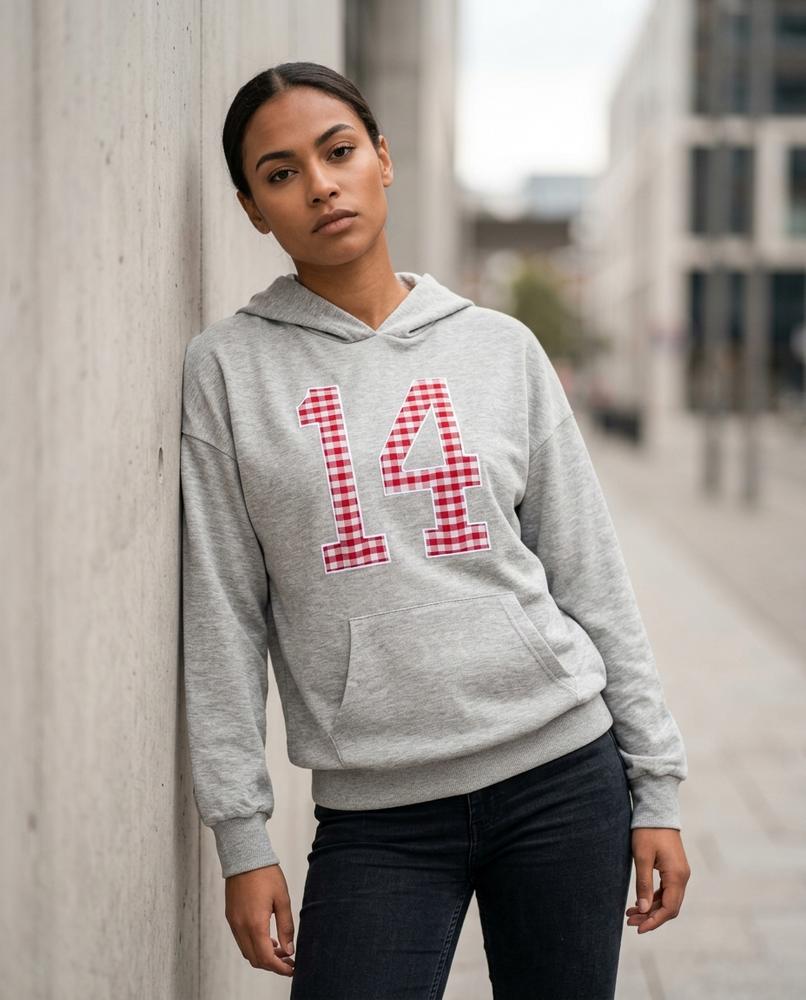 Statement Street - Milom | Applizierter Langärmeliger Hoodie Damen