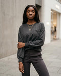 Statement Street - Riral | Voluminöses Meliertes Sweatshirt Damen