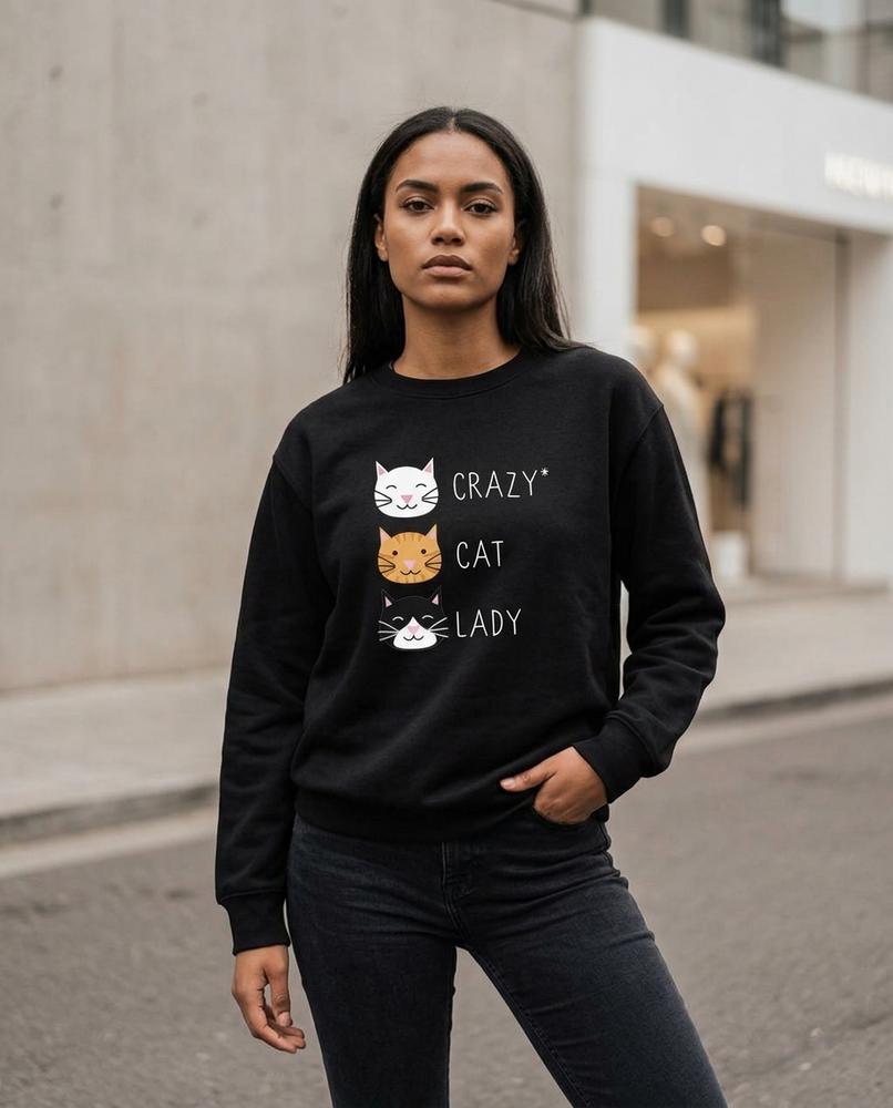 Statement Street - Lyvar | Langärmlig Bedruckt Sweatshirt Damen