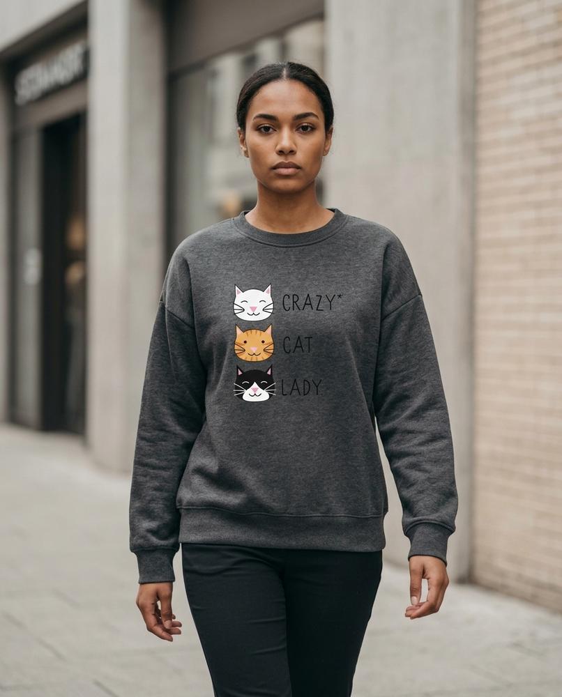 Statement Street - Lyvar | Langärmlig Bedruckt Sweatshirt Damen