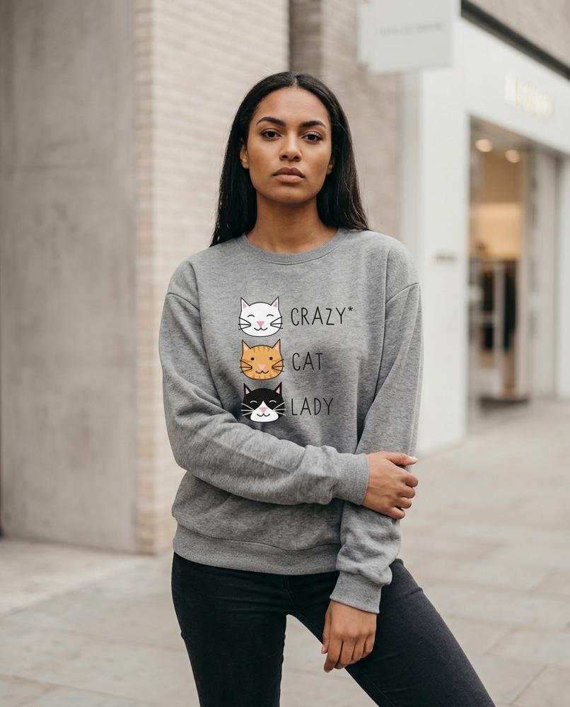 Statement Street - Lyvar | Langärmlig Bedruckt Sweatshirt Damen