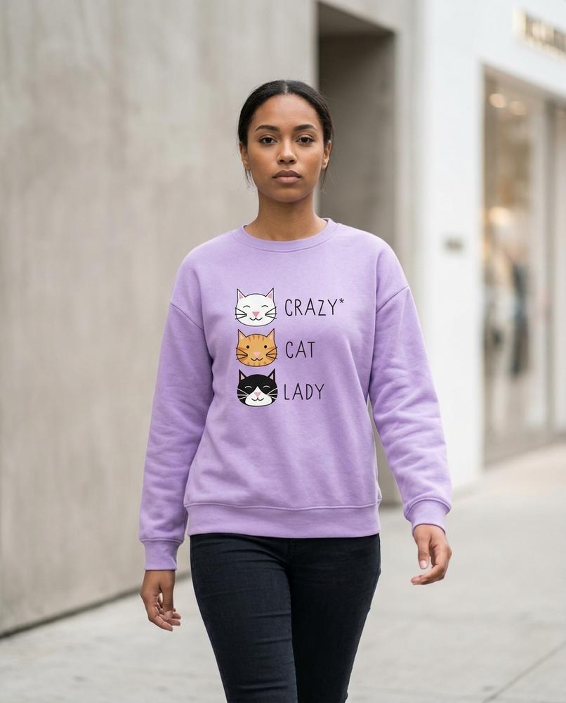 Statement Street - Lyvar | Langärmlig Bedruckt Sweatshirt Damen