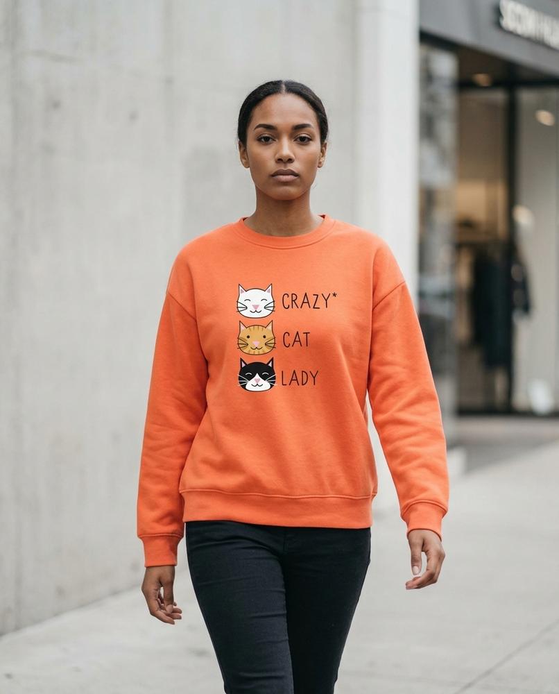 Statement Street - Lyvar | Langärmlig Bedruckt Sweatshirt Damen