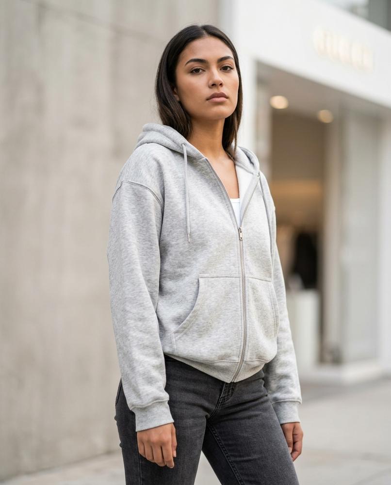 Statement Street - Yorel | Reißverschluss Sweatstoff Hoodie Unisex