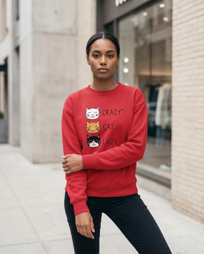 Statement Street - Lyvar | Langärmlig Bedruckt Sweatshirt Damen