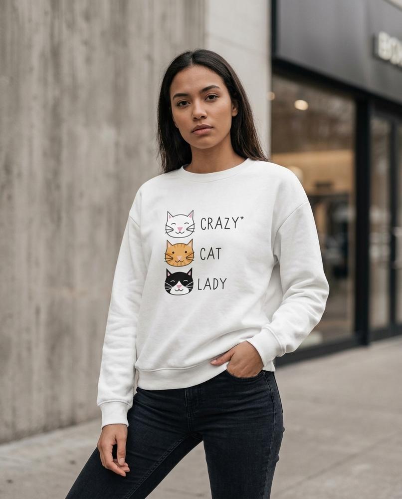 Statement Street - Lyvar | Langärmlig Bedruckt Sweatshirt Damen