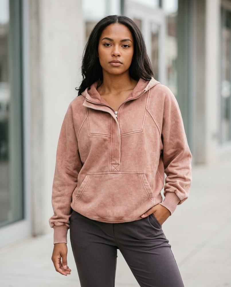 Statement Street - Leser | Gewaschen Locker Hoodie Damen