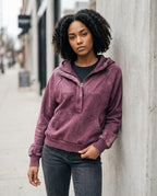 Statement Street - Leser | Gewaschen Locker Hoodie Damen