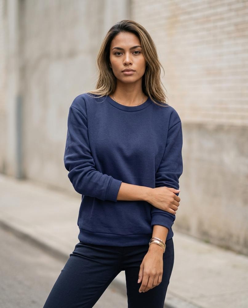 Statement Street - Comir | Formstabil Rundhals Sweatshirt Damen