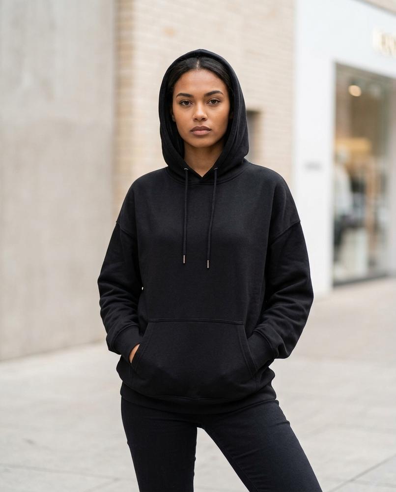 Statement Street - Elmir | Langärmliger Locker Geschnittener Hoodie Damen