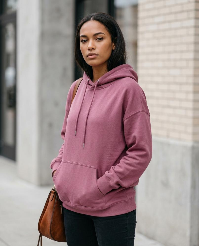 Statement Street - Elmir | Langärmliger Locker Geschnittener Hoodie Damen