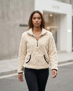 Statement Street - Armin | Plüschiger Strukturierter Pullover Damen