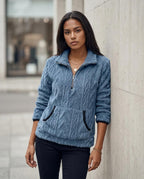 Statement Street - Armin | Plüschiger Strukturierter Pullover Damen