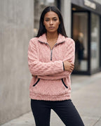 Statement Street - Armin | Plüschiger Strukturierter Pullover Damen