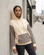 Statement Street - Nomar | Gemustert Strukturiert Hoodie Damen