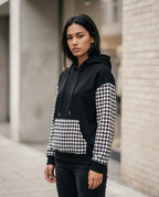 Statement Street - Nomar | Gemustert Strukturiert Hoodie Damen