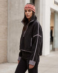 Statement Street - Lator | Hochflorige Kurzgeschnittene Jacke Damen
