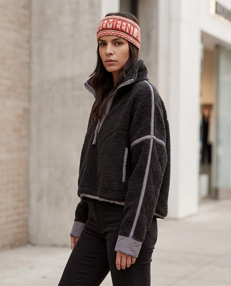 Statement Street - Lator | Hochflorige Kurzgeschnittene Jacke Damen