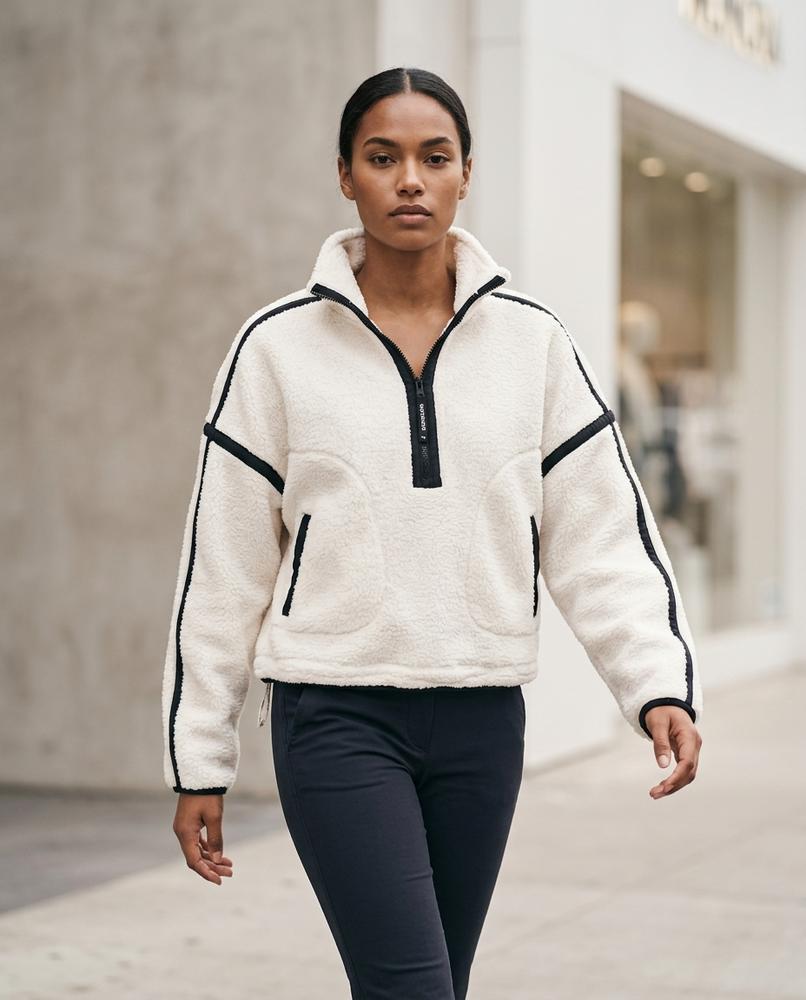 Statement Street - Lator | Hochflorige Kurzgeschnittene Jacke Damen