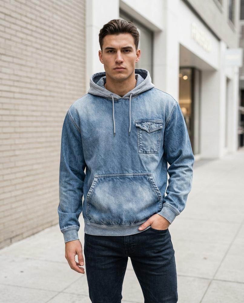 Statement Street - Alron | Gewaschener Kombinierter Hoodie Unisex