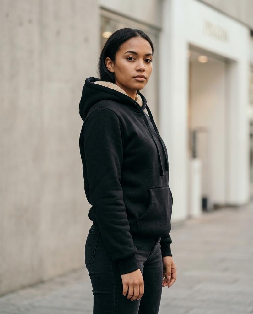 Statement Street - Damer | Gefüttert Langärmlig Hoodie Damen